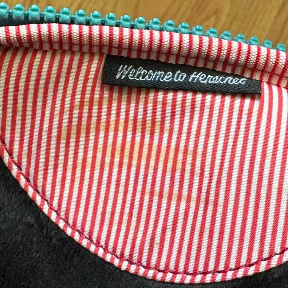 Navy Blue/Turquoise Zip Top Cloth Tablet Case by The Herschel Supply Co.